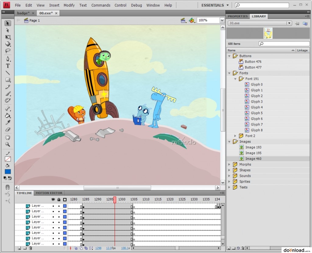 adobe flash professional cs5.5 for mac animation